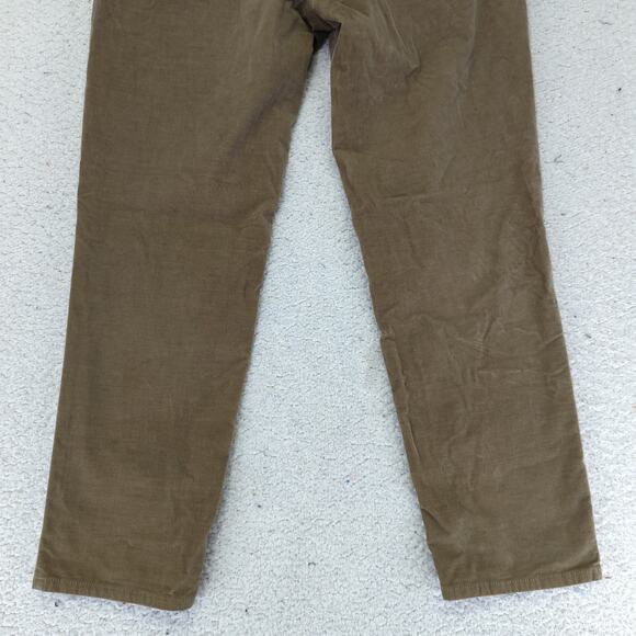 Vince Corduroy Chino Pants V442521496 Tan Beige Straight Leg Women's 6 Stretch - Picture 6 of 9